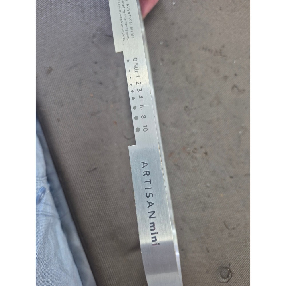 KitchenAid Artisan Mini Stand Mixer Trim Band Silver W10752932 Replacement Part‎